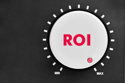 Volume button with red light turned on maximum Event Social Media ROI
