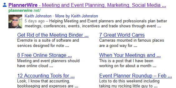 PlannerWire Google Search